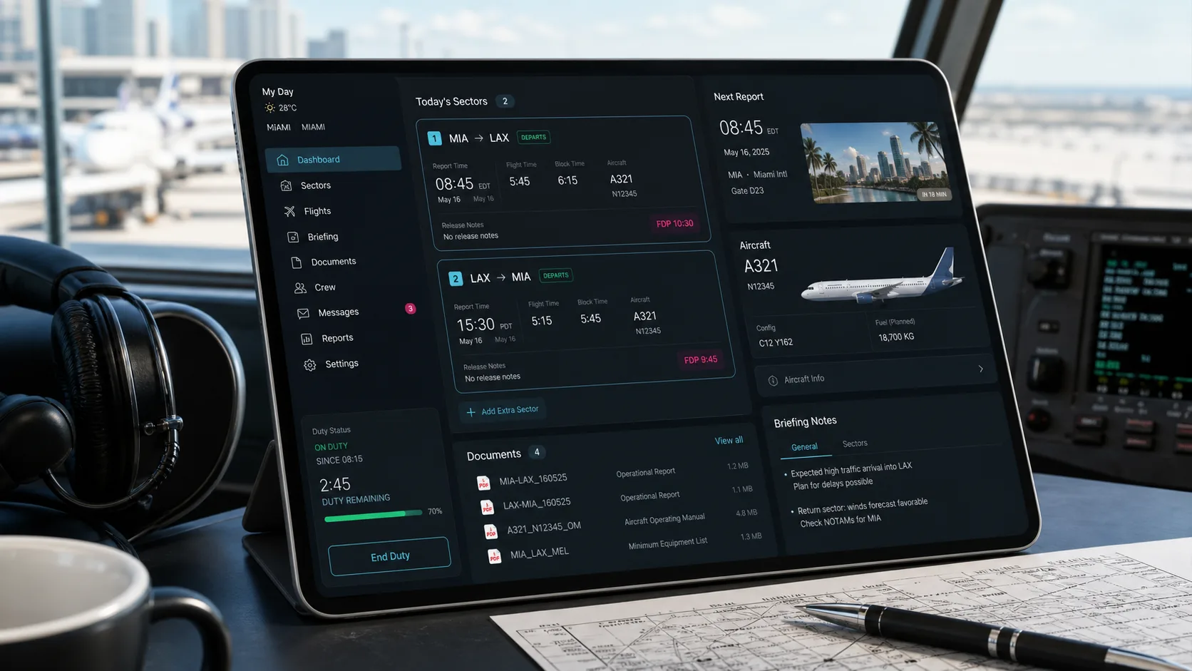 Flight-deck context